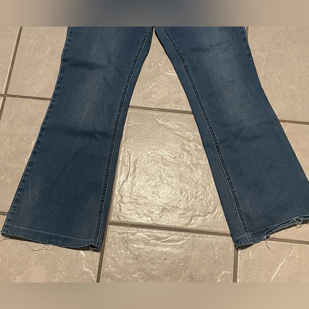 Maurices Denim with Brown Leather Accent - Picture 3 of 9